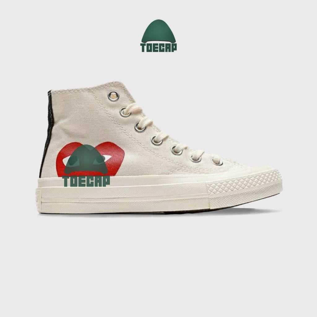 Converse Chuck Taylor 70s x CDG PLAY Hi White