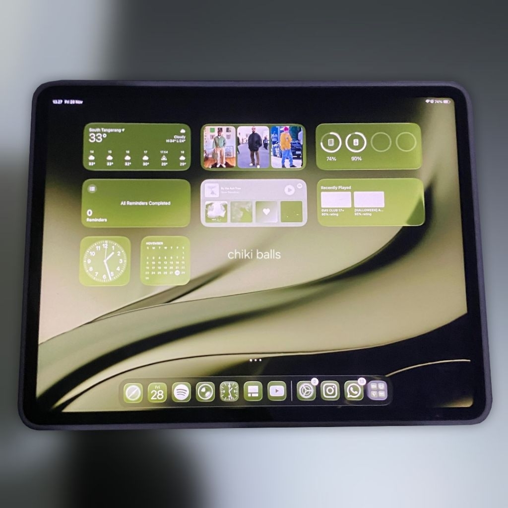 Apple iPad Pro M1 12.9" 128GB 5th Gen 2021 Wi-Fi Space Gray Bukan Cellular