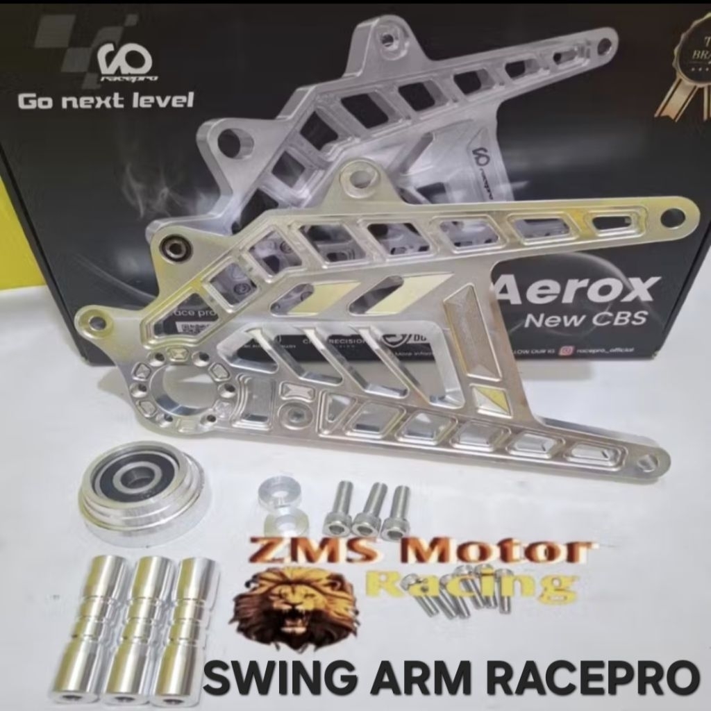 SWING ARM RACEPRO AEROX NEW 155 CBS & AEROX ALPHA CBS/NMAX NEW/NEO CBS/XMAX 250/300 RACEPRO RX 1 FUL