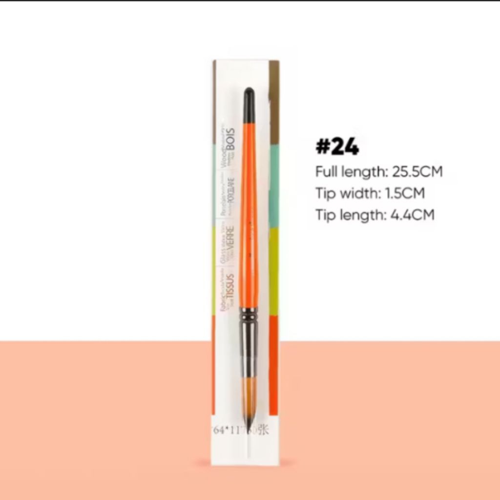 Kuas Lukis Besar Lancip Giorgione Pointed Nylon Hair Pointbrush Kuas Lukis Lancip