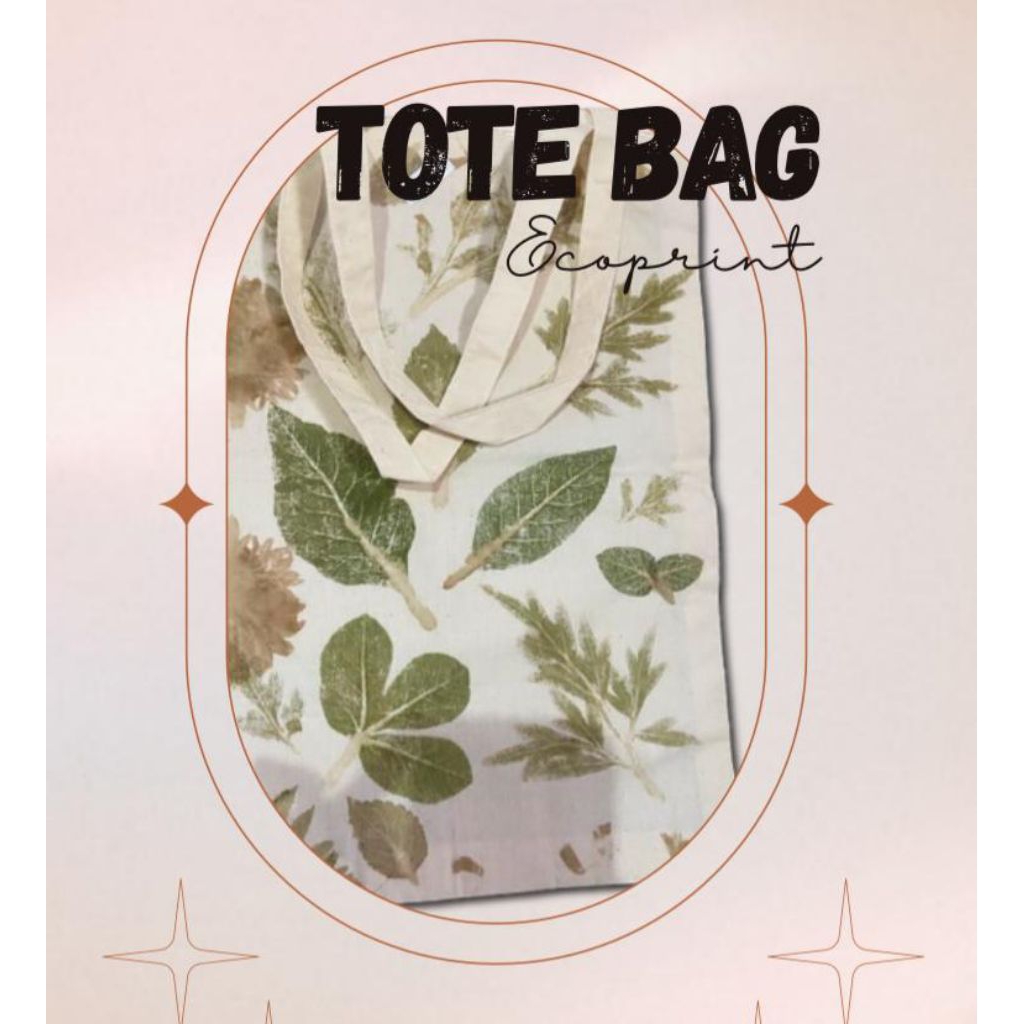 Tote bag ecoprint