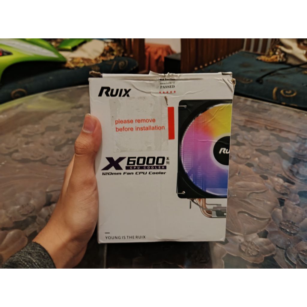 Heat Sink Fan HSF Intel LGA 115X HSF Tower Ruix X-6000 RGB