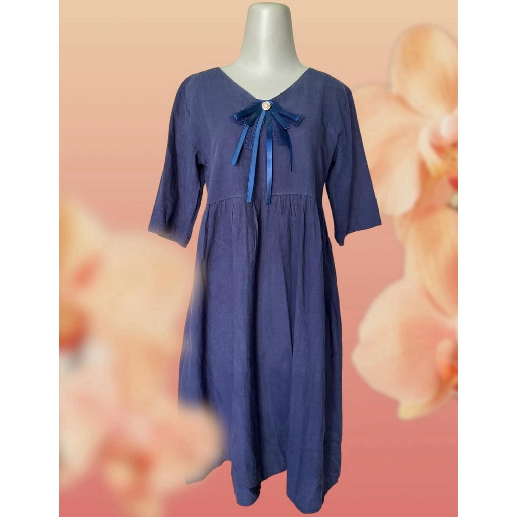 navy japan - Fairy dress - yearbook - shabby chic - coquette - garden party - vintage