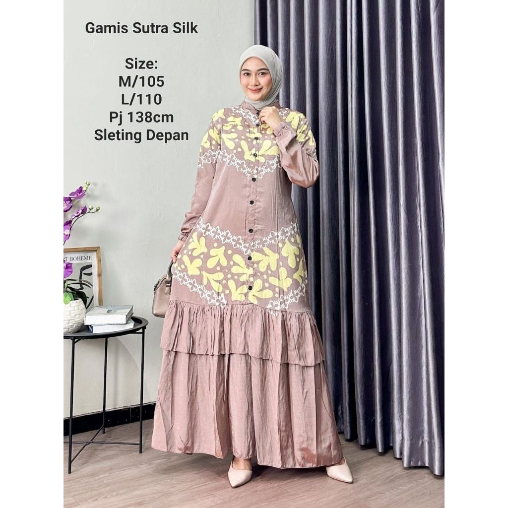 NEW ARRIVAL - GAMIS SUTRA SILK SILINIA ORY