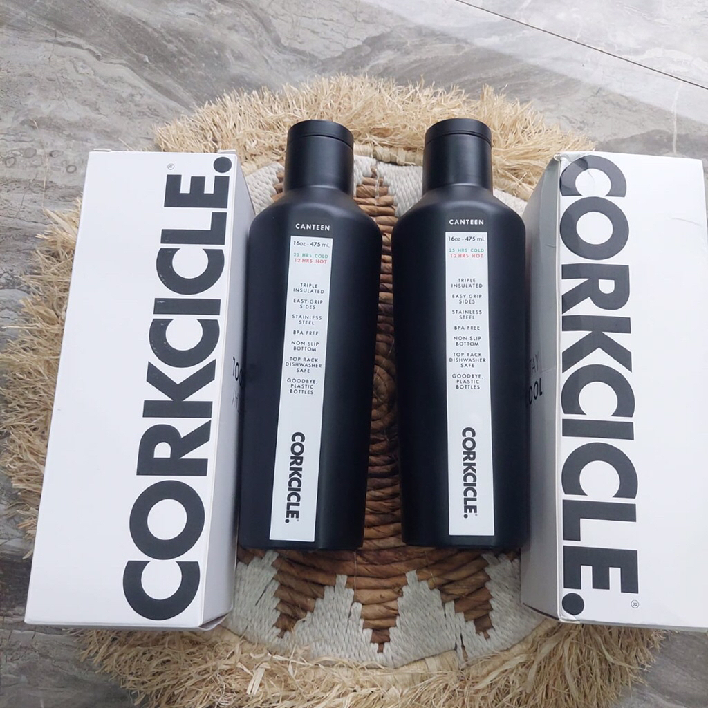 Tumbler Corkcicle Ori | 16oz 475ml | tahan dingin 25 jam | tahan panas 12 jam | BPA Free | Tumbler v