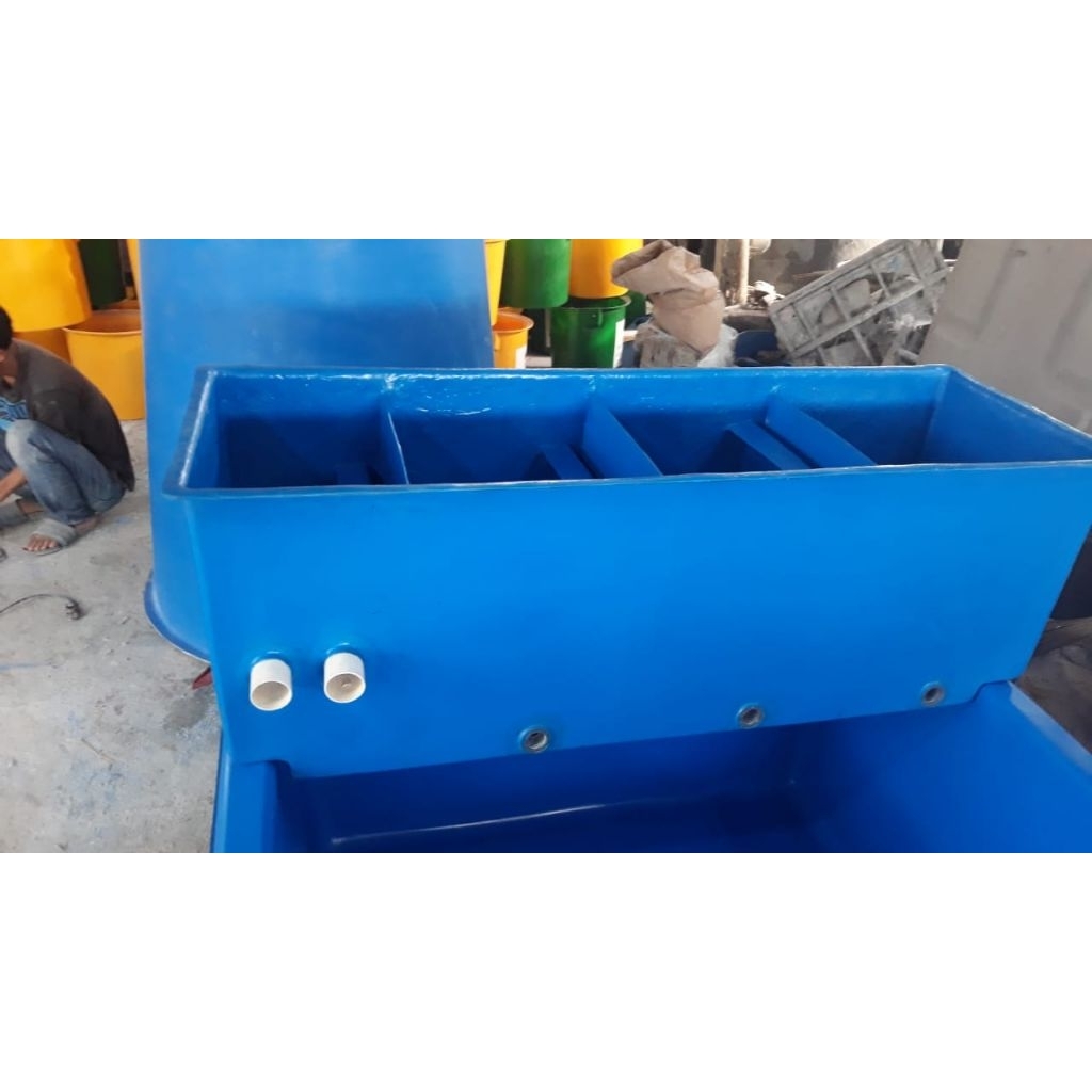 Chamber Filter Saringan Bak Kolam Ukuran 160 x 50 x 80 bahan Fiberglass / Chamber / Saringan Kolam F