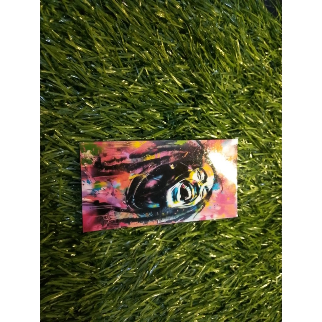 stiker vinyl bob marley