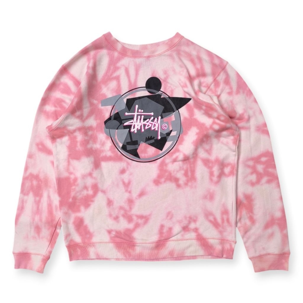 Stussy Beach Roots Tie Dye Sweatshirt