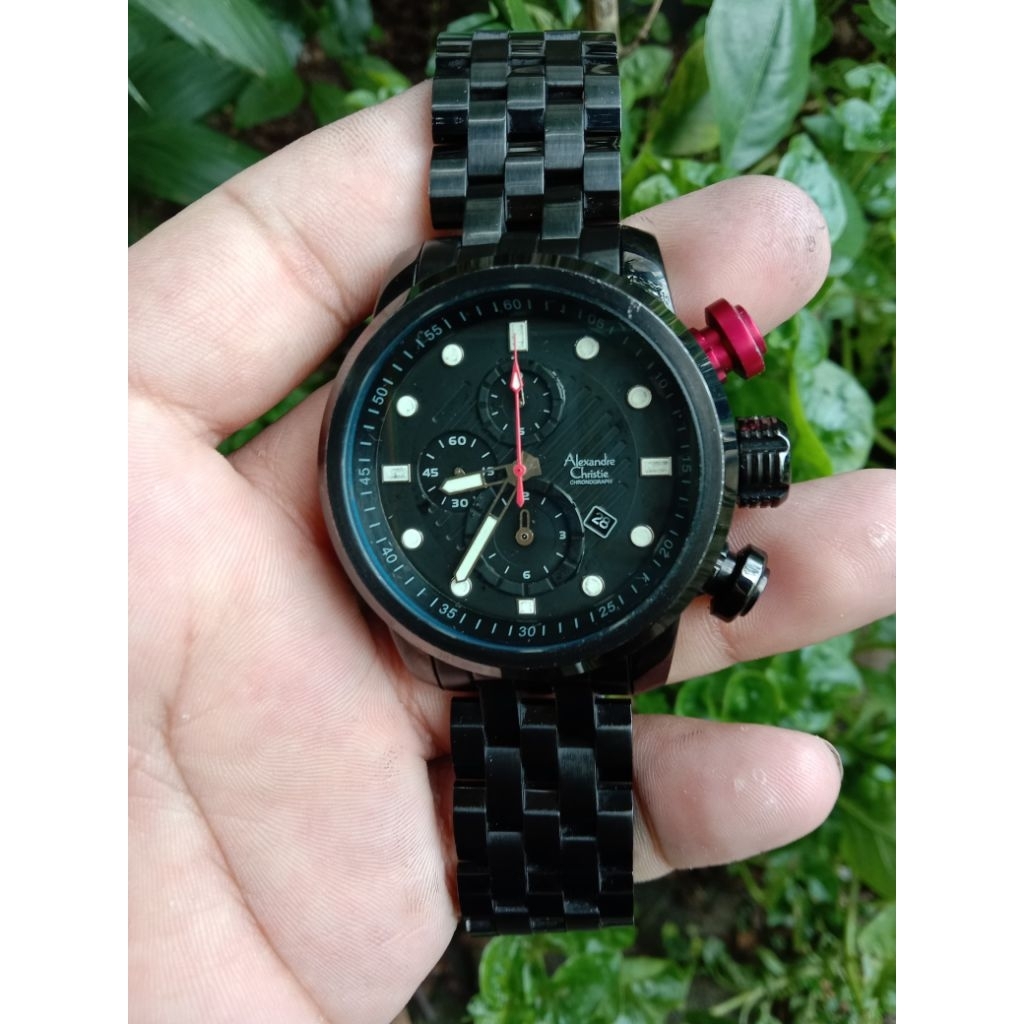 jam tangan alexandre christie 6163