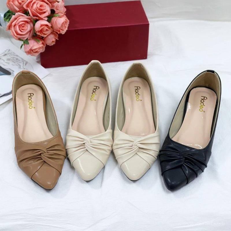 Sepatu Kerja FLADEO L07  heels 3 CM formal berkualitas
