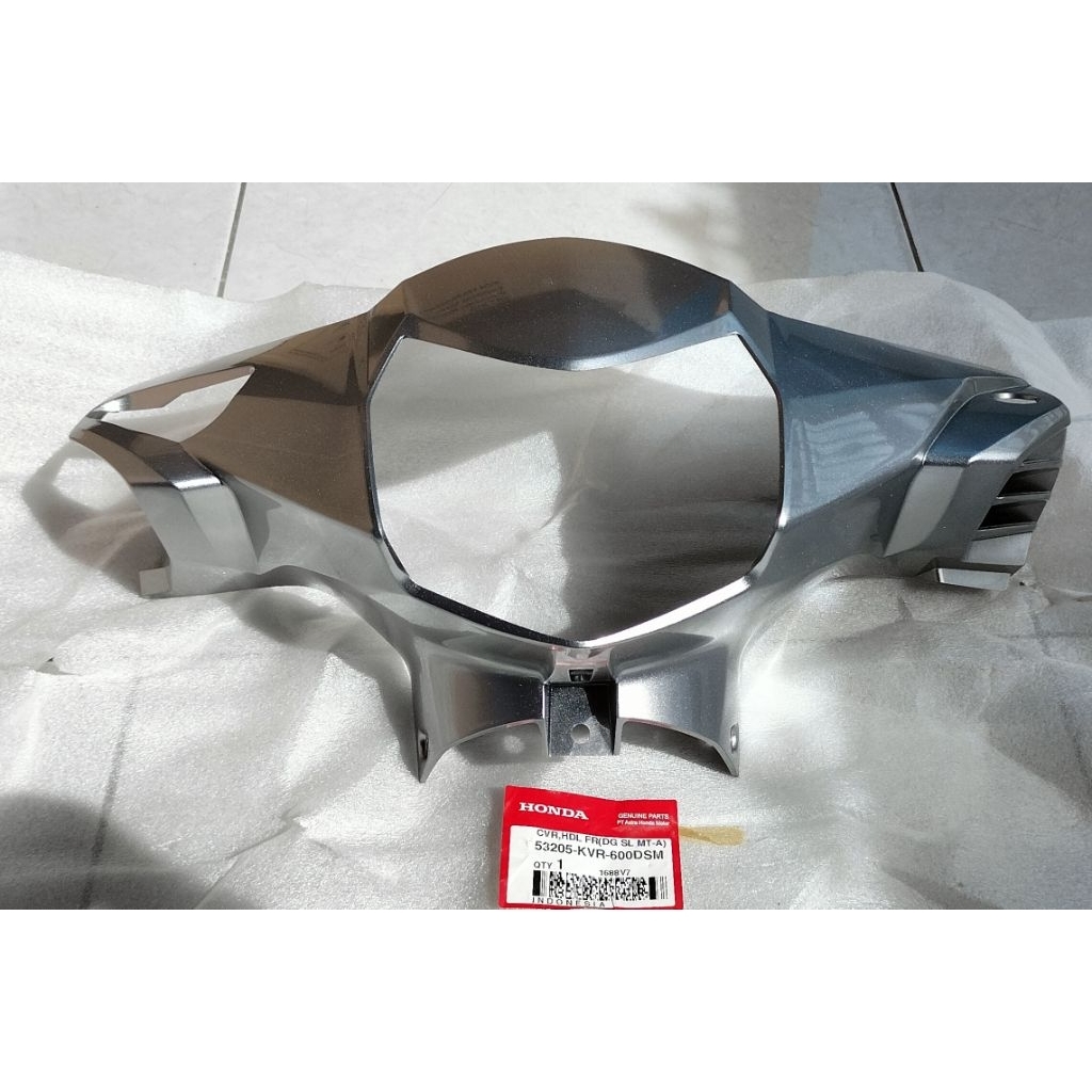 53205-KVR-600DM Batok Lampu Depan Honda Revo 100 lama SILVER ORI AHM