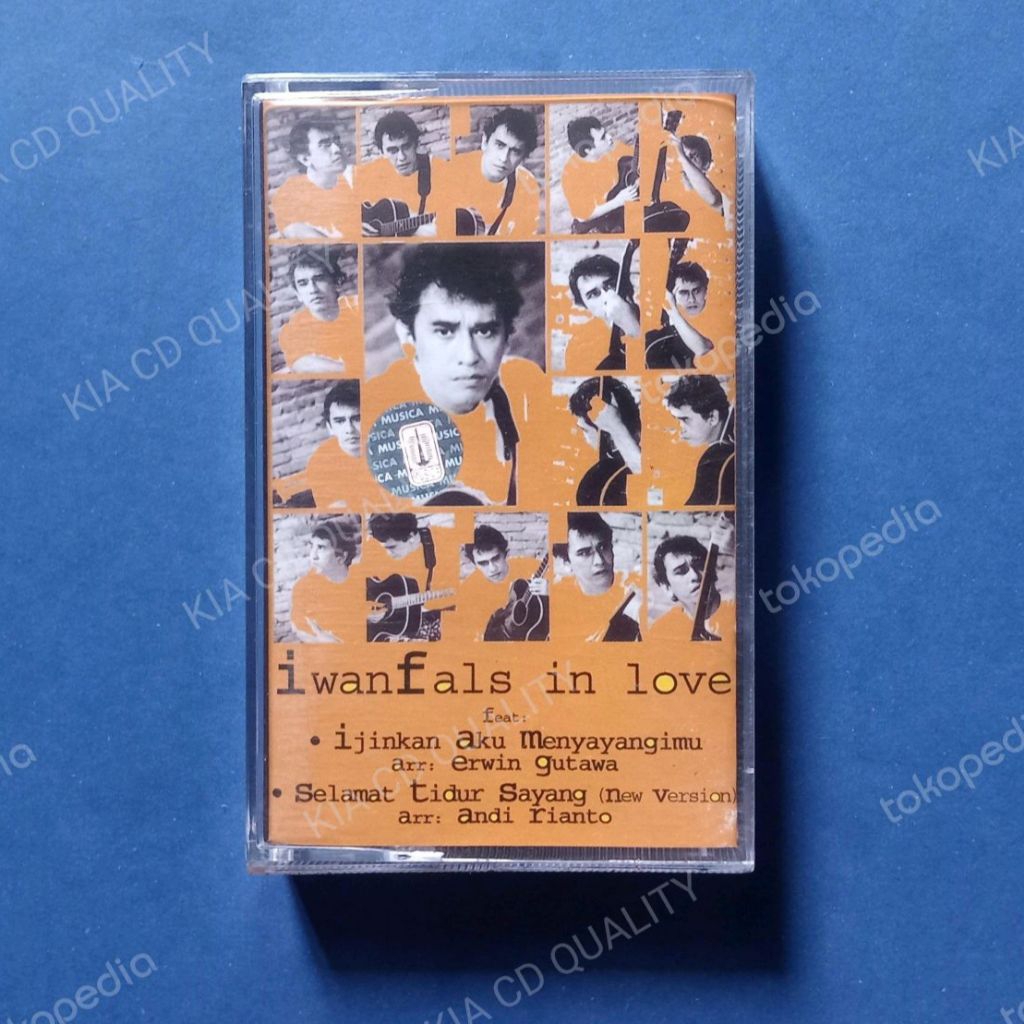 Kaset Pita Iwan Fals In Love Prod PT Musica Studio's