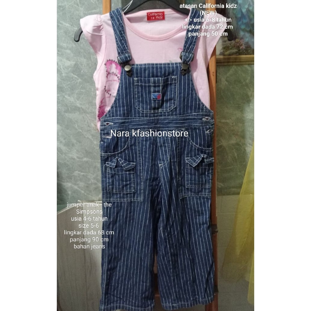 1SET JUMPER KODOK ANAK|SET ANAK JEANS|BAJU MONYET ANAK|PAKAIAN ANAK|JUMPSUIT ANAK