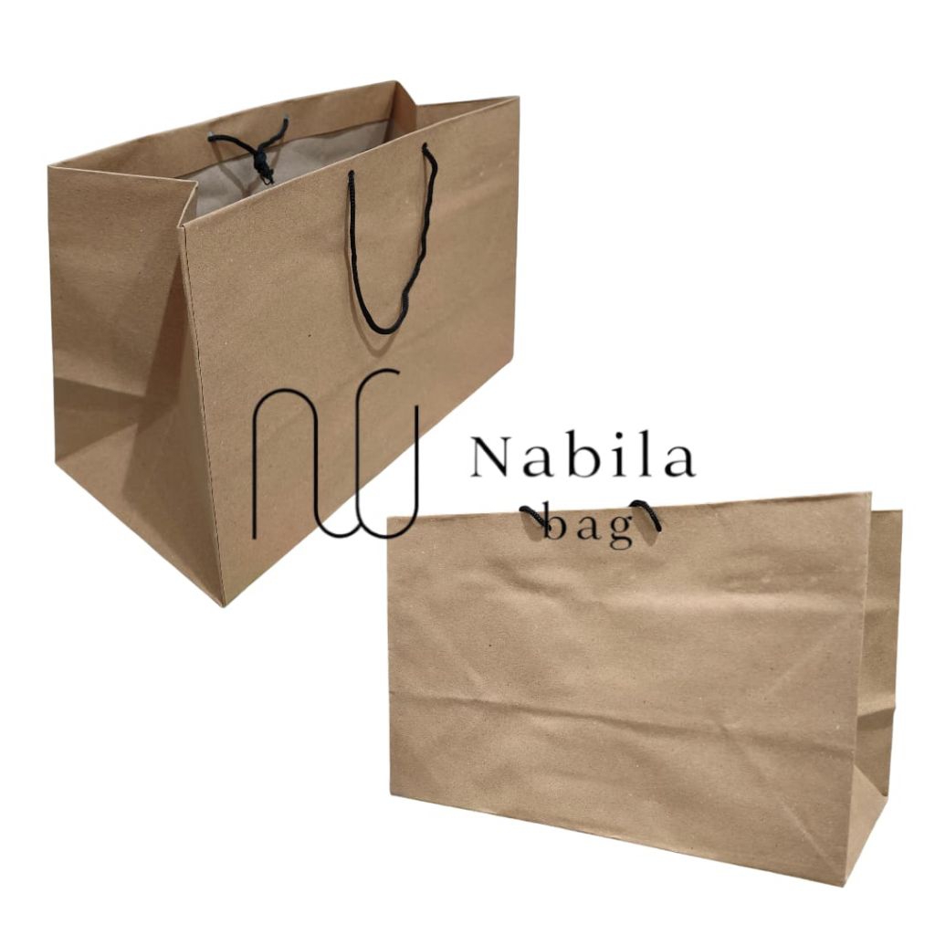 (lusinan) Paper Bag Brownies / Paper Bag Coklat Untuk Brownies