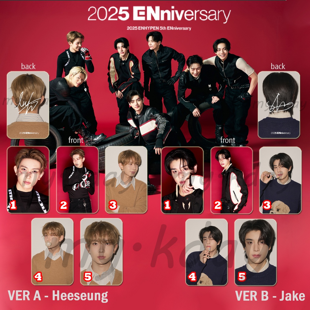PC-2068, Unofficial Photocard ENHYPEN 2025 ENniversary 2 sisi