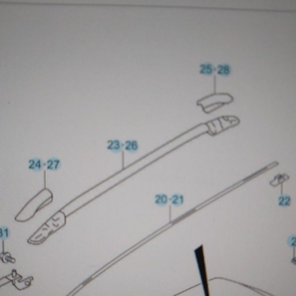 COVER ROOF RAIL IGNIS ORIGINAL SGP