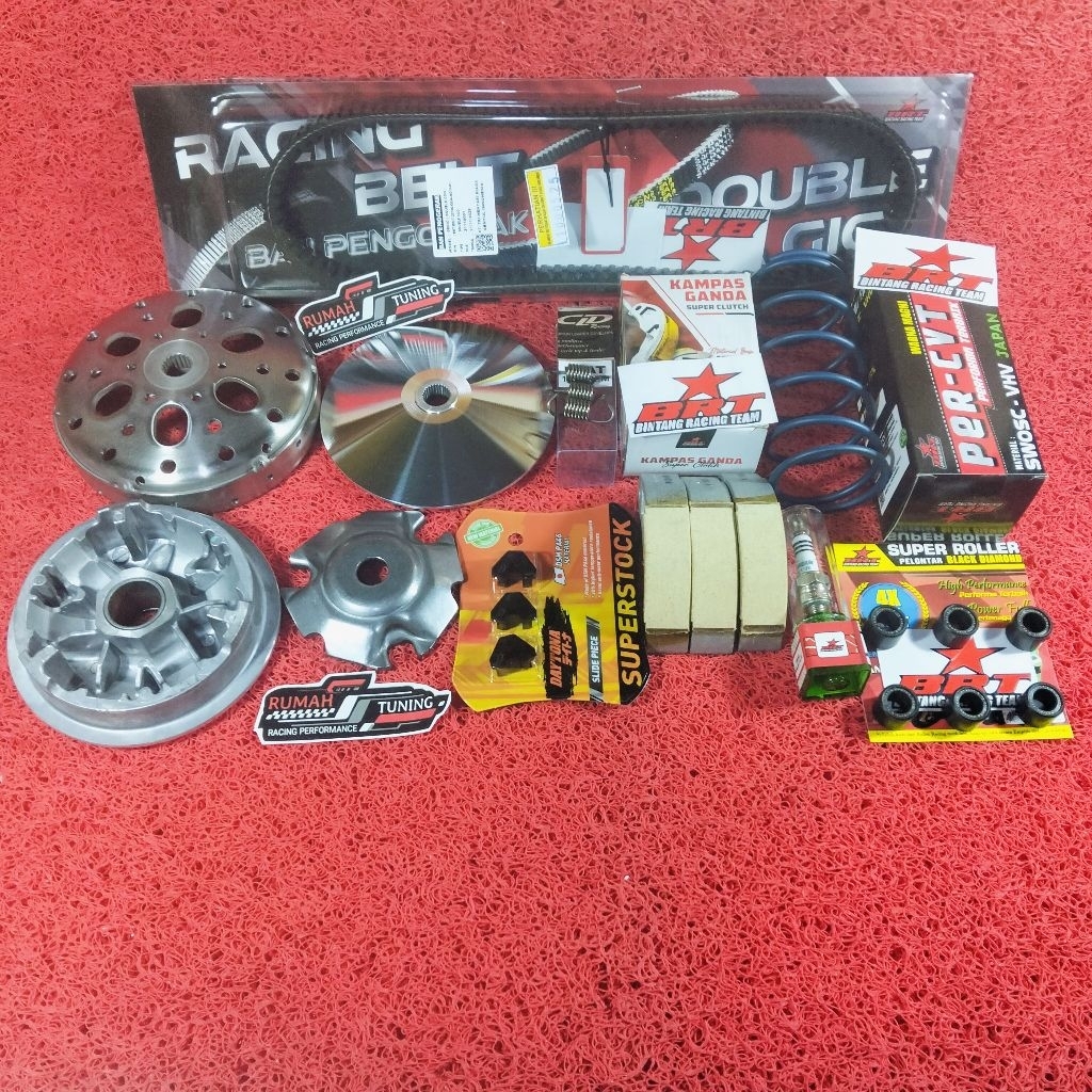 FULL UPGRADE CVT KIRIAN K1Z PCX  ADV 160 / VARIO STYLO 160 MANGKOK GANDA CUSTOM BOLONG RUMAH KIPAS R