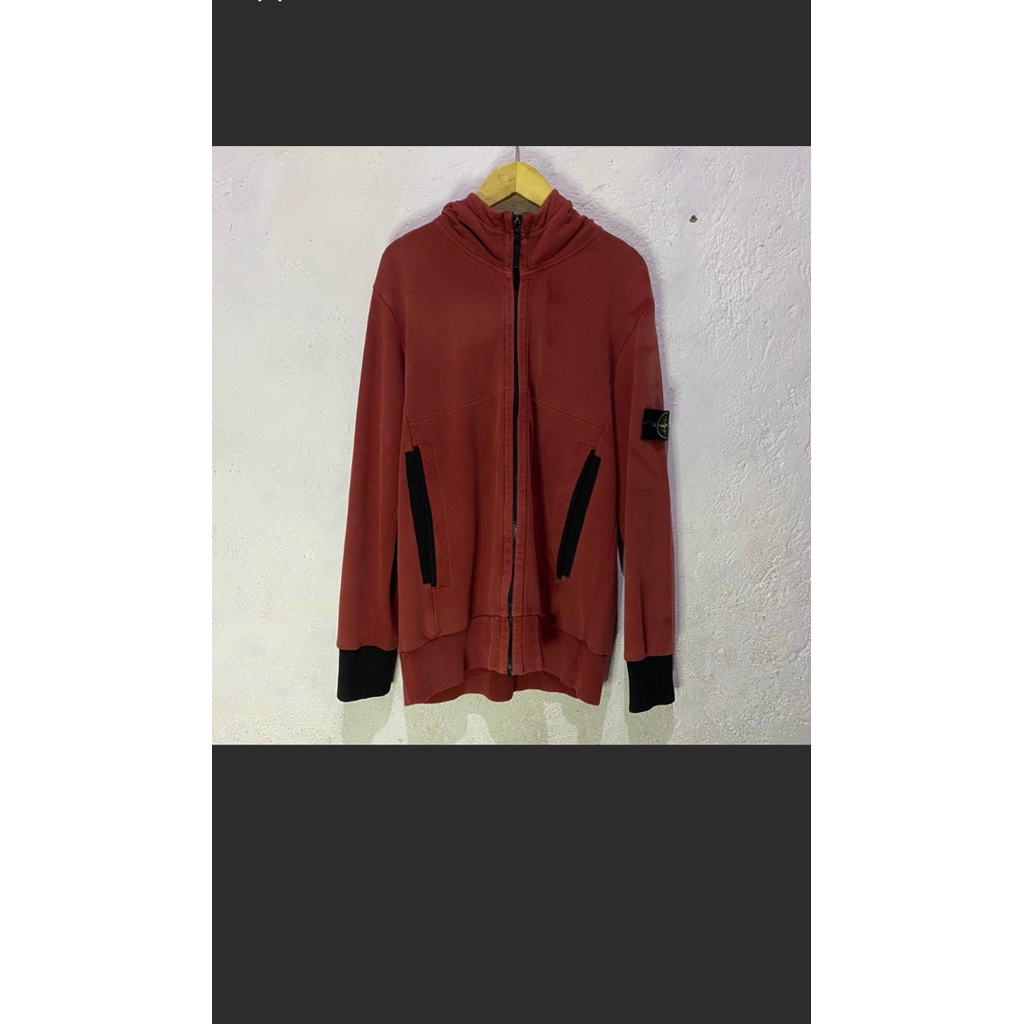 VINTAGE ZIPPER HOODIE STONE ISLAND