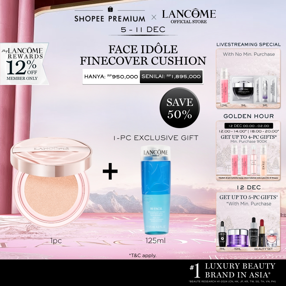 Lancome 3 Serum Finecover Cushion