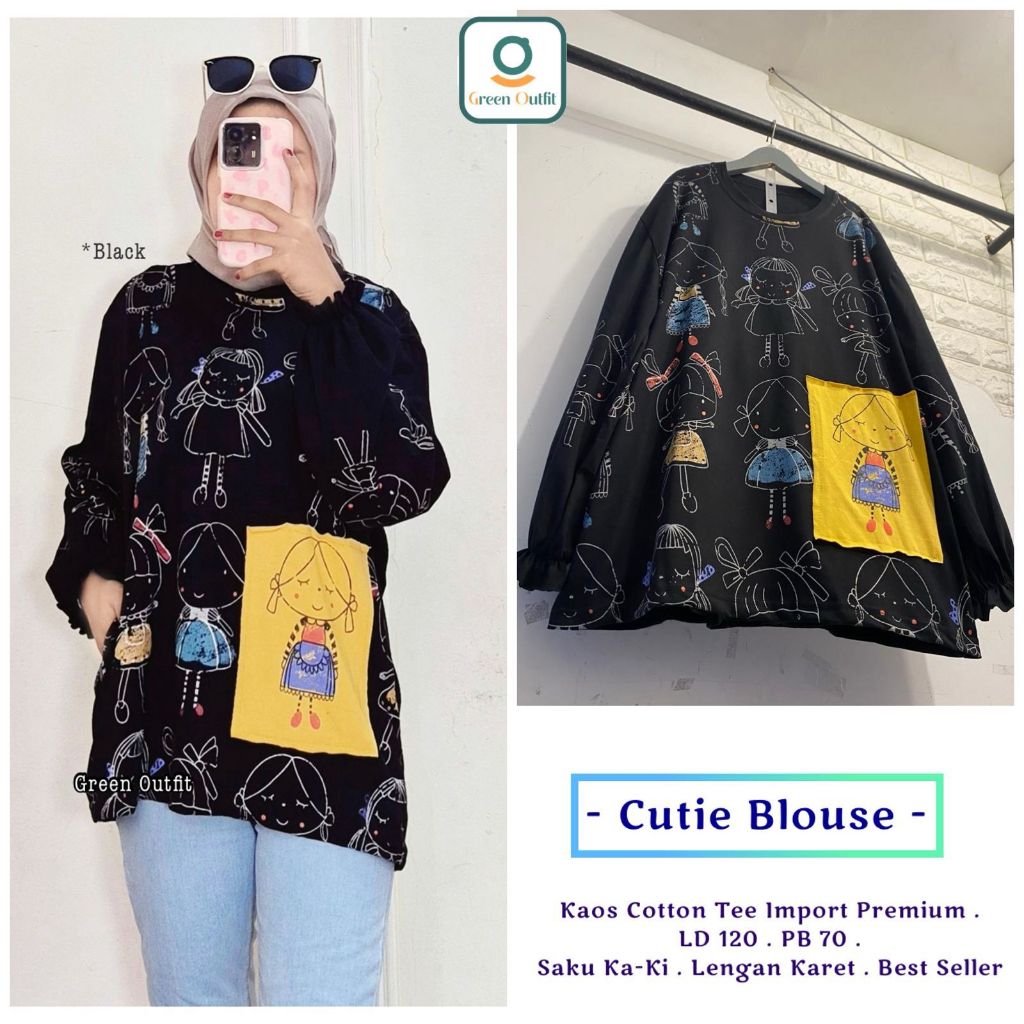 KAOS WANITA LENGAN PANJANG JUMBO TERBARU PAKAIAN WANITA BAJU ATASAN TSHIRT KOREAN STYLE LENGAN PANJA