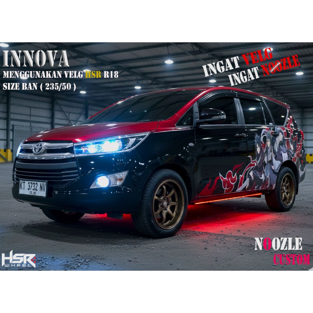 Velg Racing R18 Lubang 5 PCD 114 Pelek Mobil Variasi Untuk Reborn Xpander Rush Terios Dan Sejenisnya