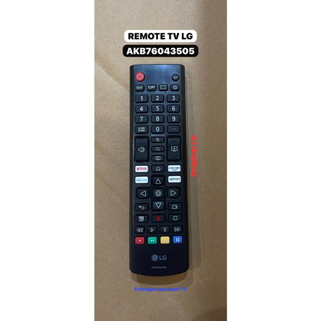 REMOTE TV LG - Remote TV LG AKB76043505 Original – Remot LG Smart TV LED LCD AKB76043505