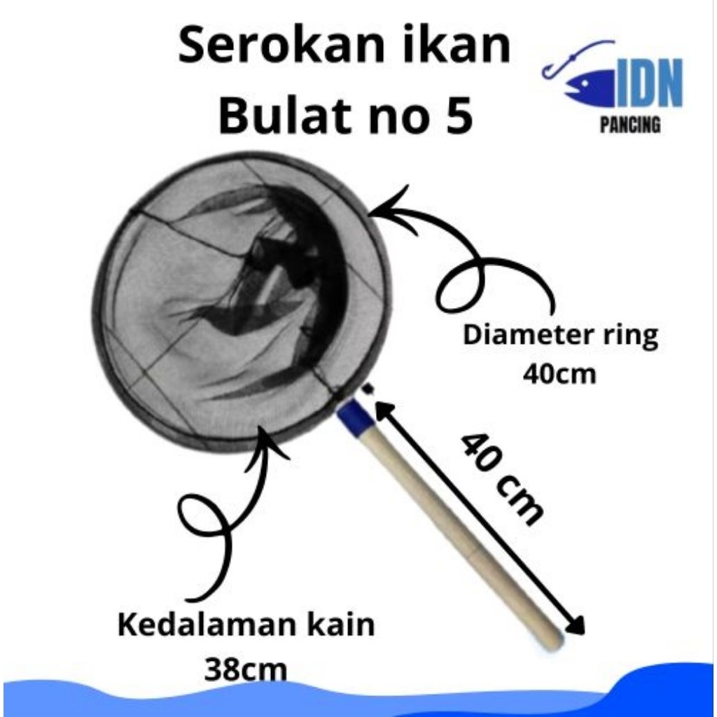 Serokan ikan jumbo kuat no 5 buat ikan besar