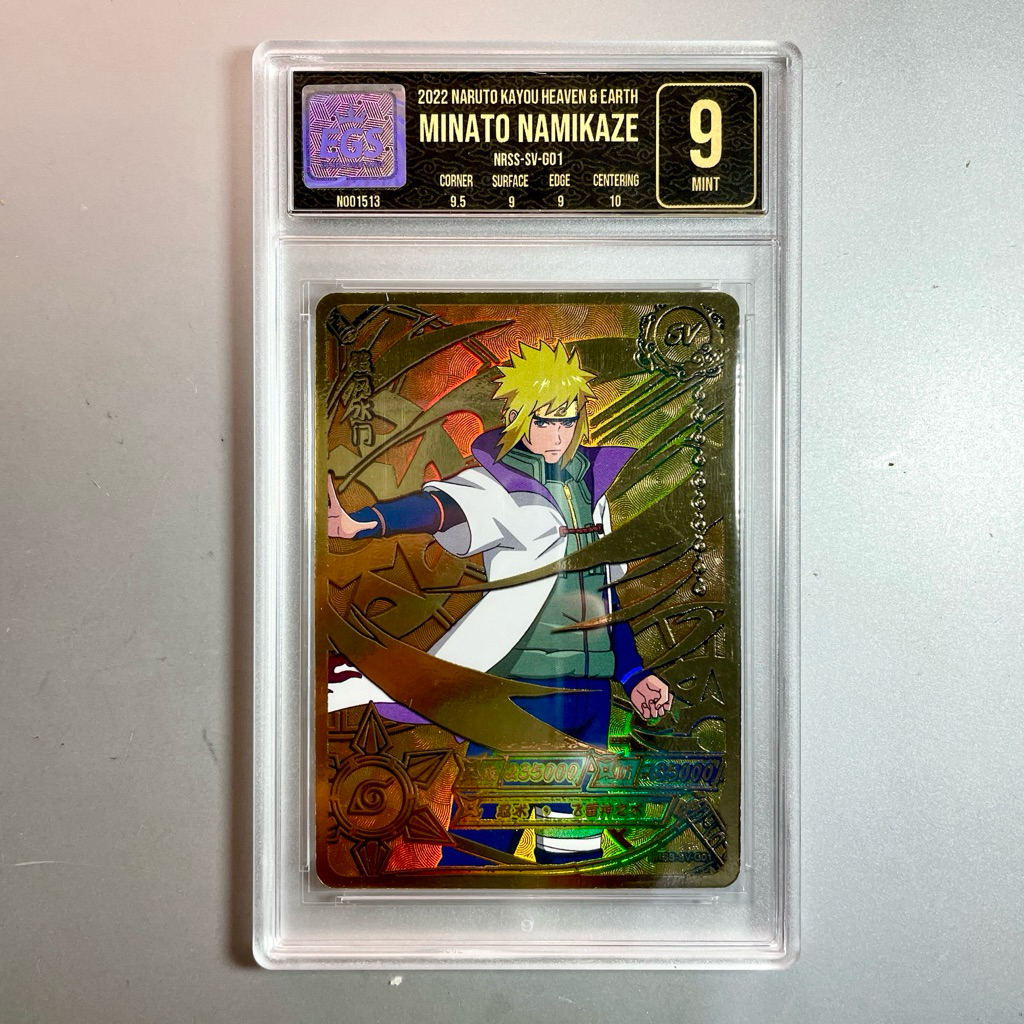 Kartu Naruto Kayou - SV Gold Minato Grading