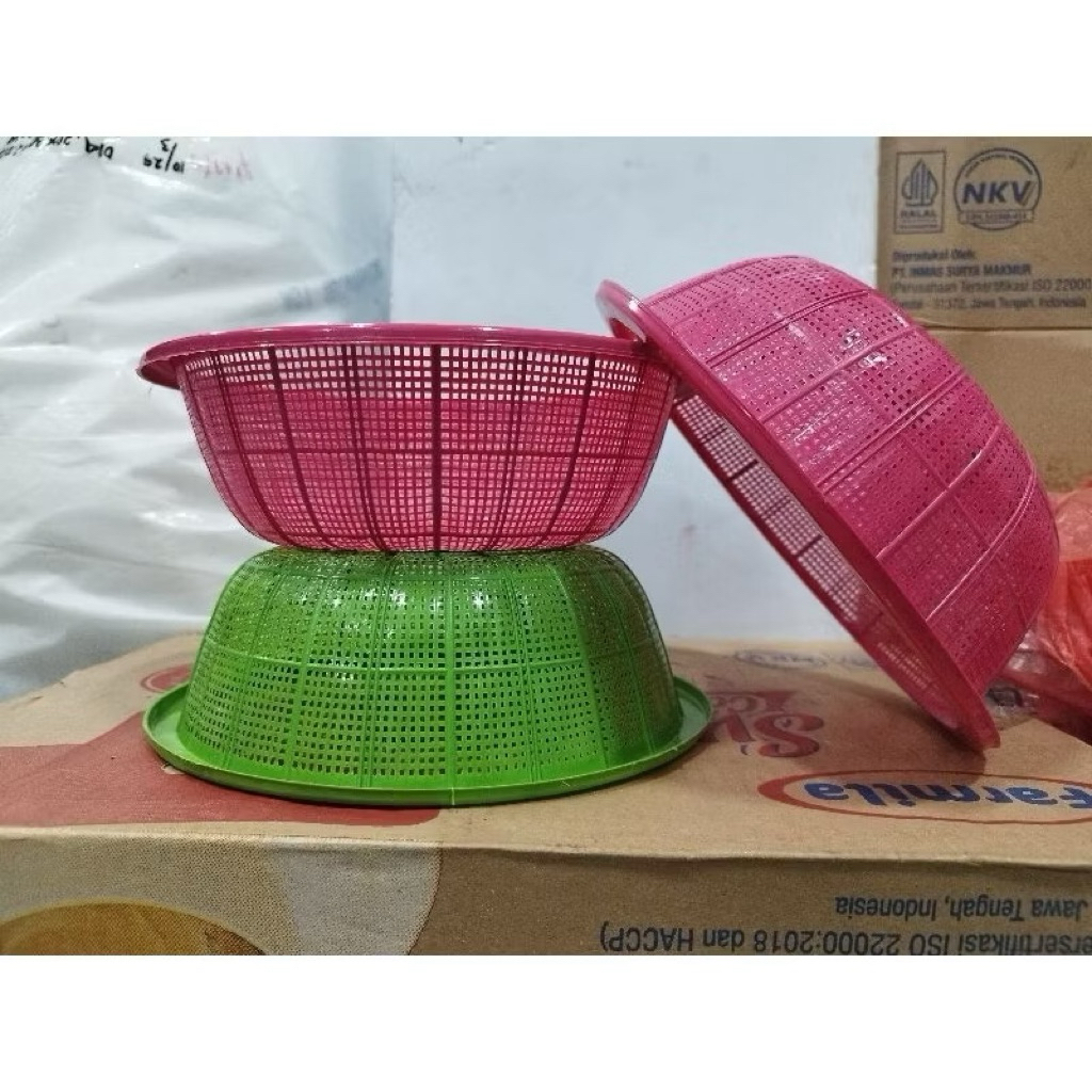 Bakul Bangkok 8236 / Besek Keranjang Bulat Plastik