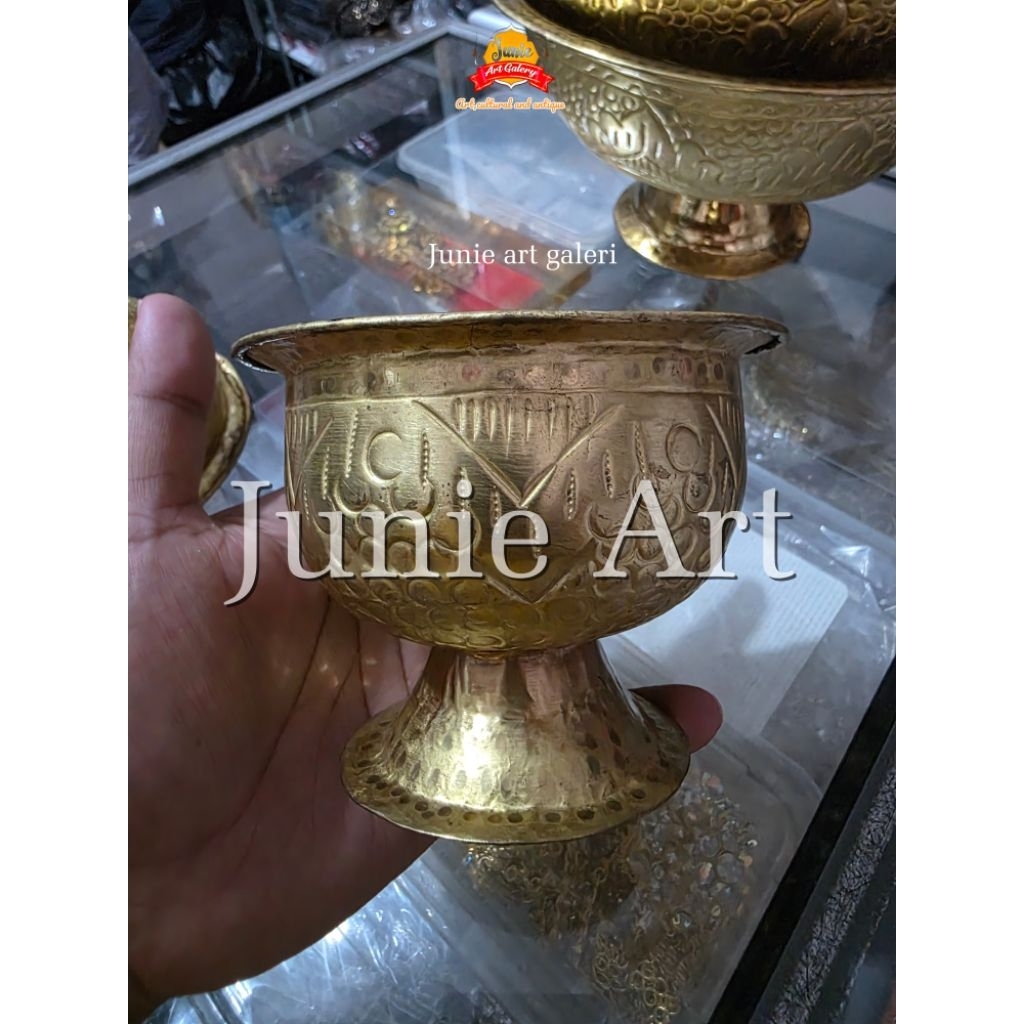 MANGKOK / BOKOR KUNINGAN KECIL 7 SUMBER BOKOR SIRAMAN ( HARGA PERBIJI )