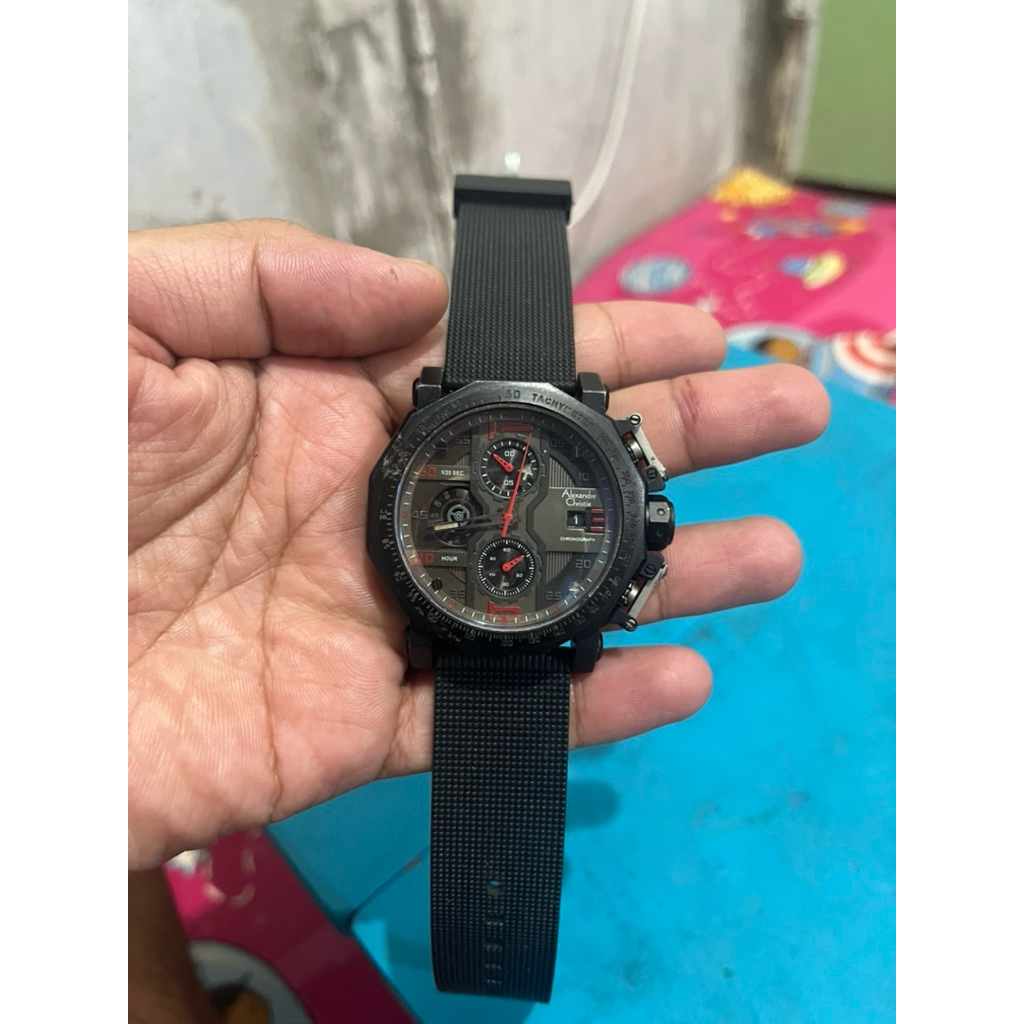 jam tangan alexandre christie bekas original