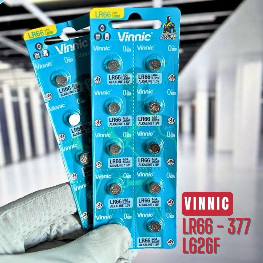 Baterai Vinnic Grosir Murah LR66 L626F AG4 Original Batre Jam Tangan Vinnic Asli 626 1.5V
