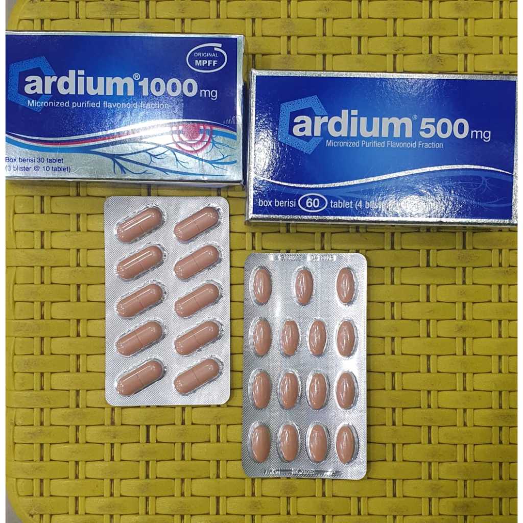 ARDIUM 500MG DAN ARDIUM 1000MG PERSTRIP