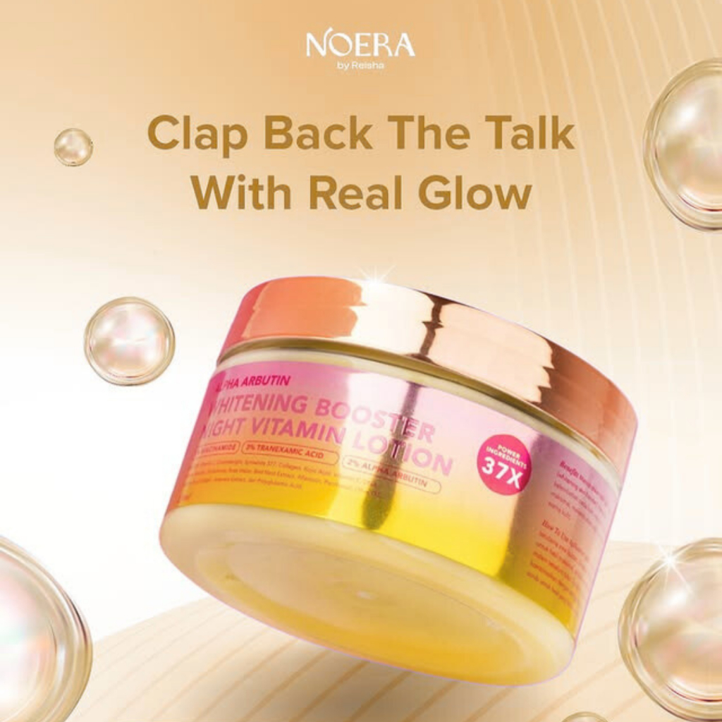 HB NOERA Whitening Booster Night Lotion - Whitening Booster Night Vitamin Lotion & Alpha Arbutin 5%