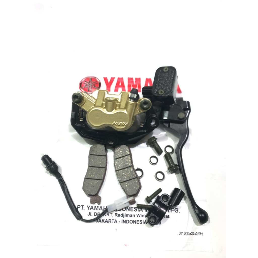 Nissin Kaliper Depan + Master Rem Set Depan Jupiter Z burhan,Nuovo