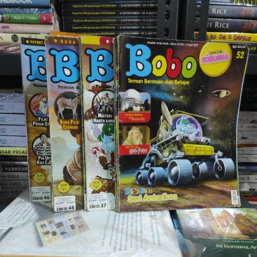Majalah Bobo Original Bekas dari tahun 2007, 2013, 2014, 2015, 2016, 2017, 2020 Pembelian minimal 3 