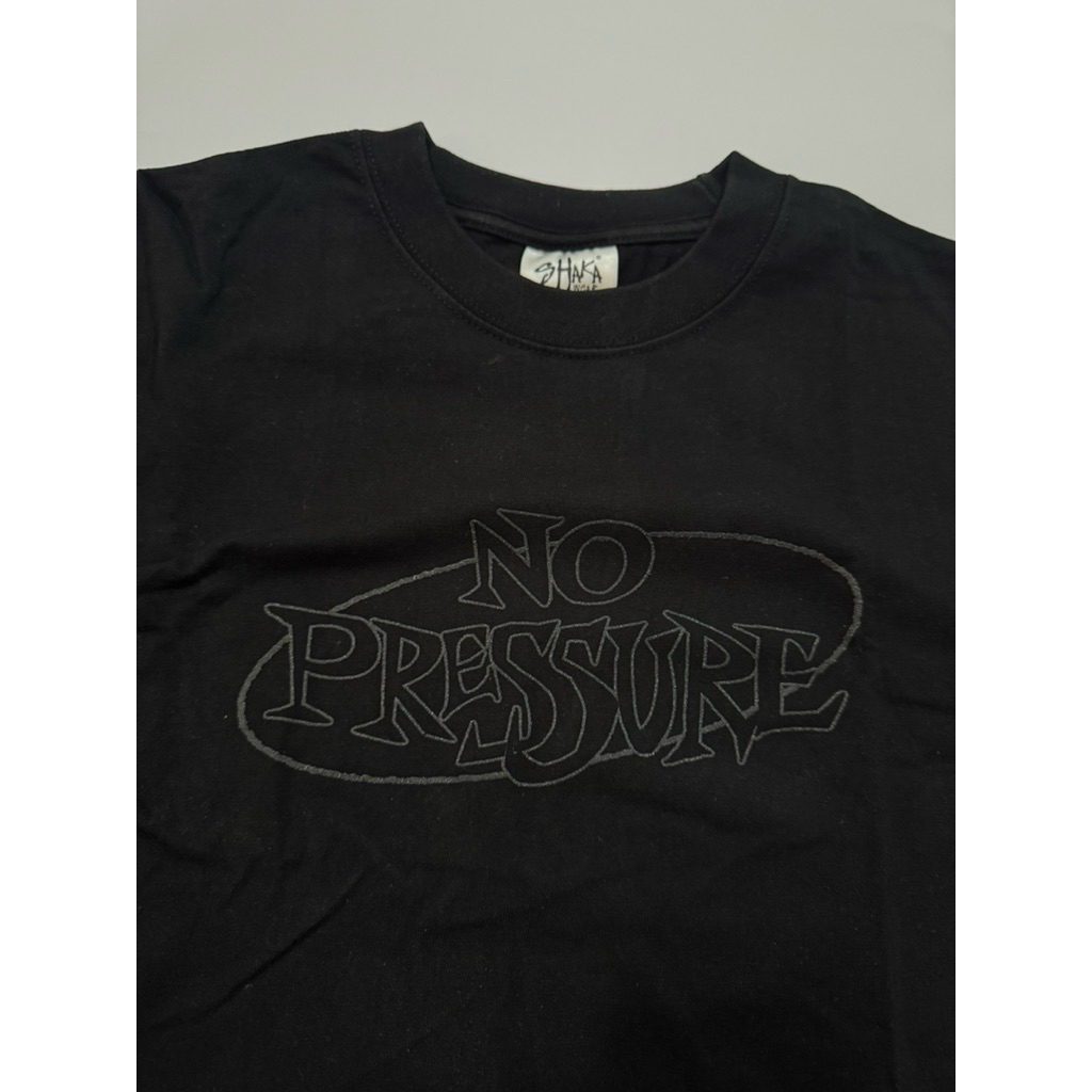 official merch no pressure logo