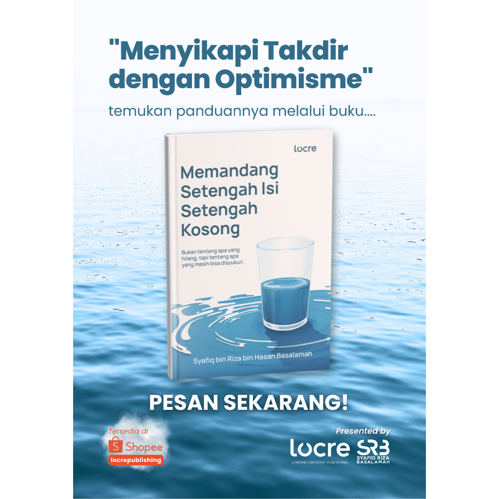 Buku - Memandang Setengah Isi Setengah Kosong - Ustadz Syafiq Riza Basalamah