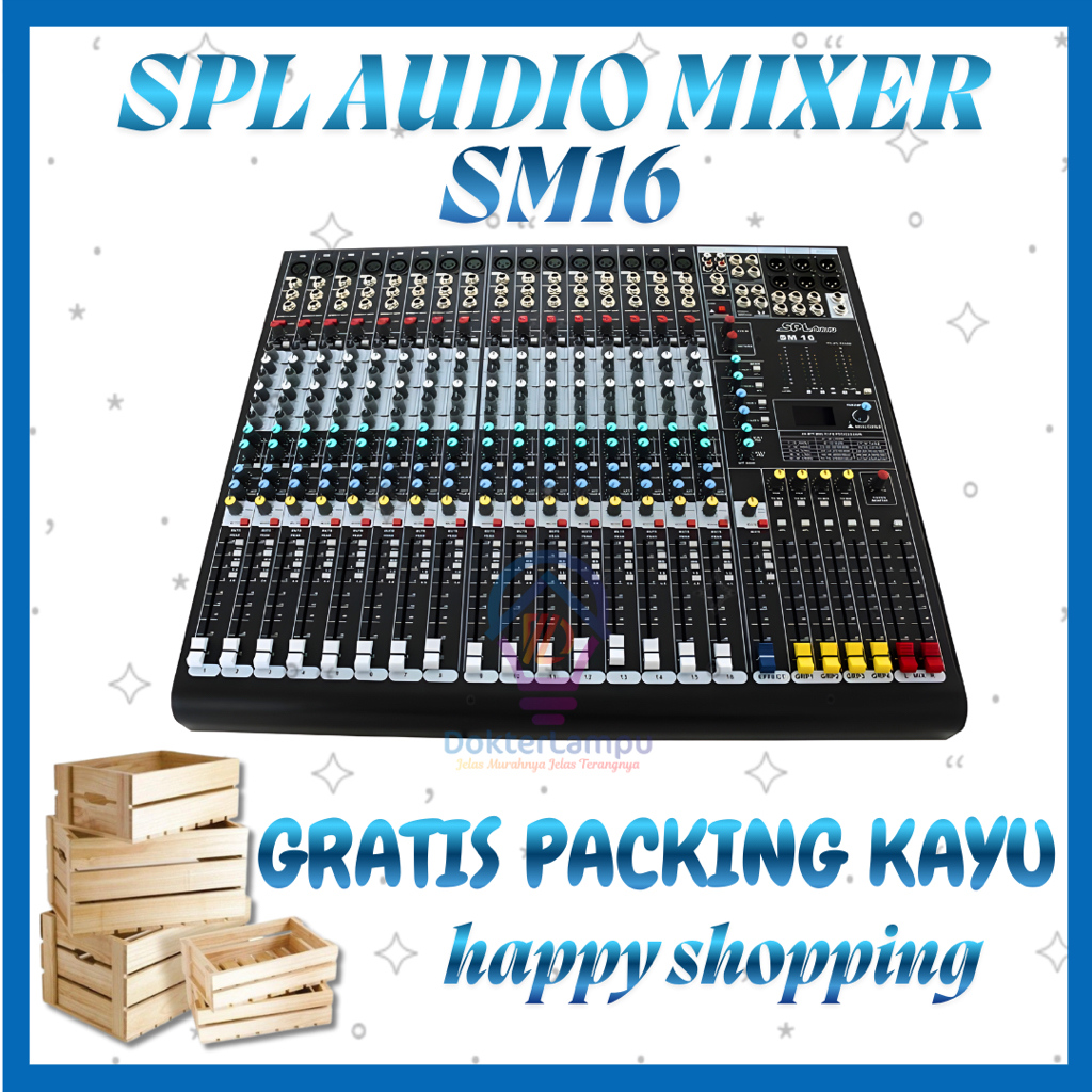 SPL Audio Mixer SM16 dan LM16 Mixer 16 Channel