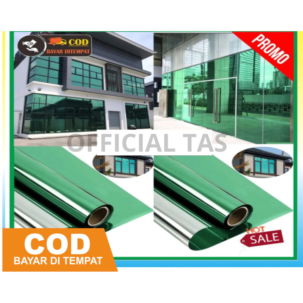 Sticker kaca film riben hijau 40% / sticker anti gores kaca mobil / kacafilm riben