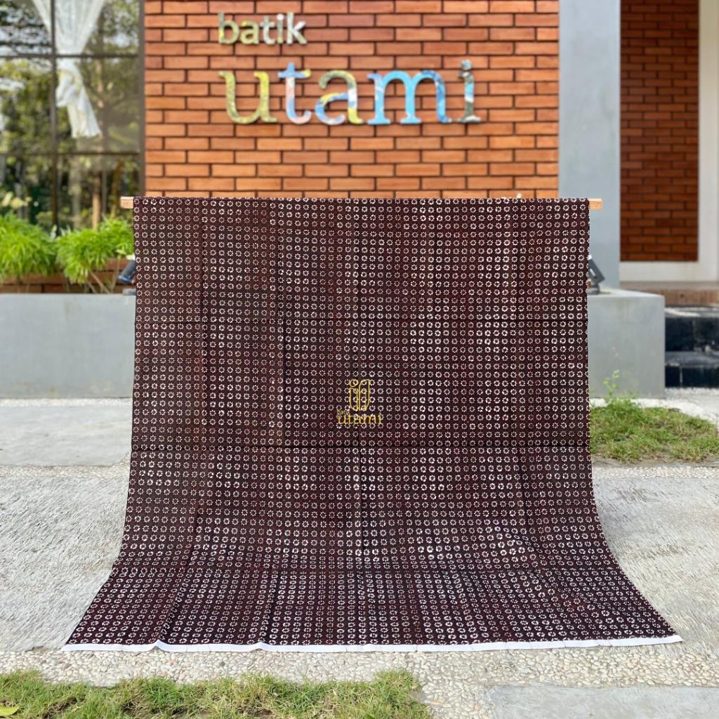 KAIN JARIK 178 BATIK CAP KOMBINASI TULIS SOGAN JOGJA MOTIF TRUNTUM