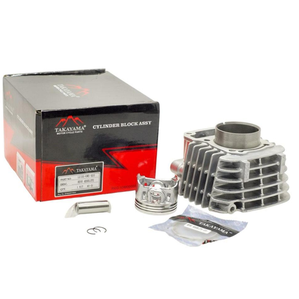 BLOK MESIN + SEHER PISTON KIT TAKAYAMA KWB REVO ABSOLUTE BLADE ORI TAKAYAMA