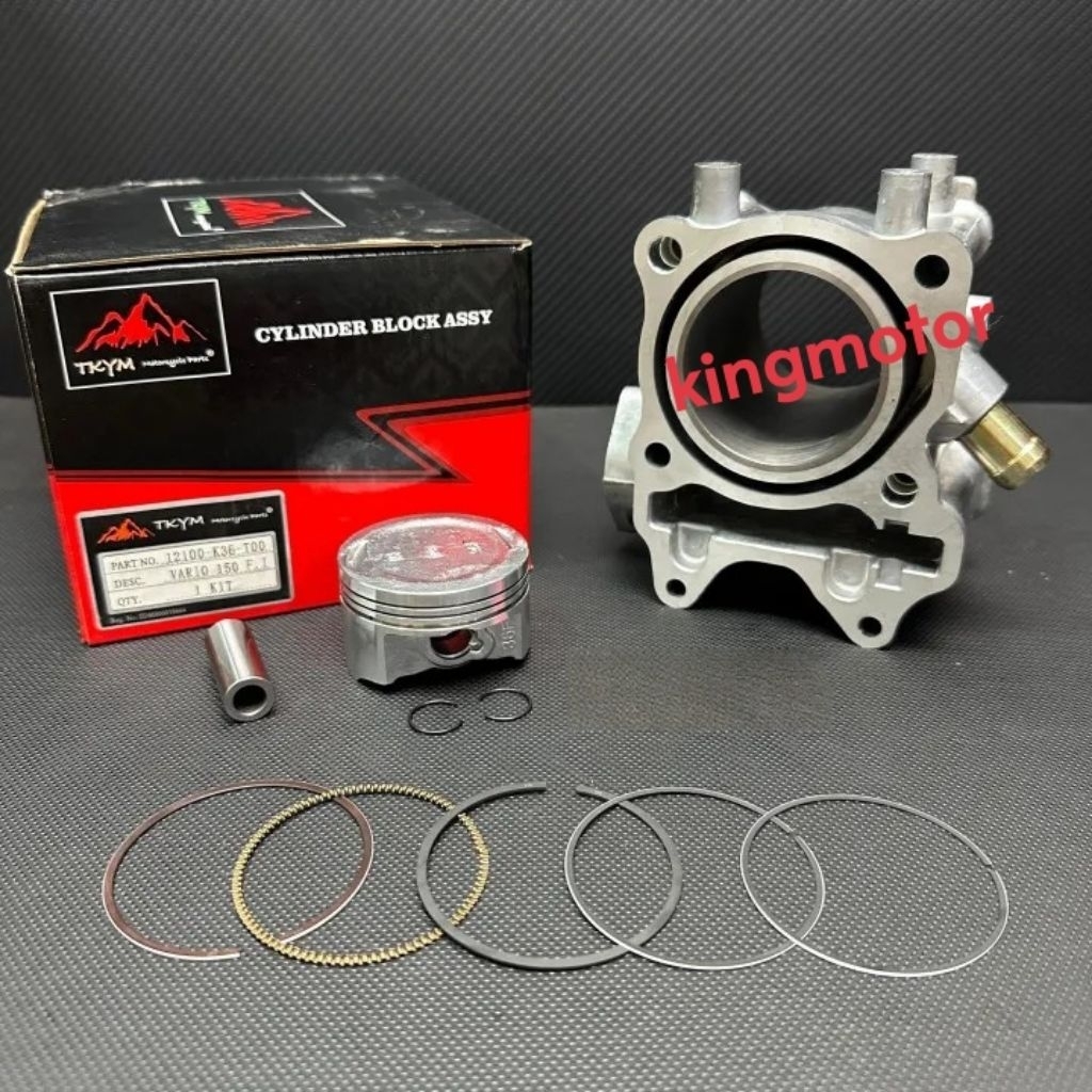 BLOK MESIN + SEHER PISTON KIT TAKAYAMA K36 VARIO 150 FI ORI TAKAYAMA