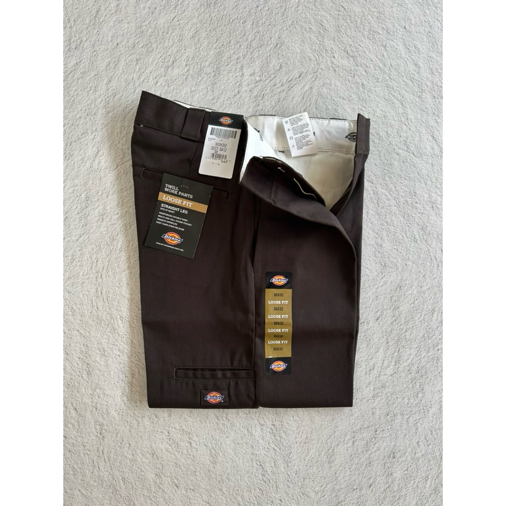 DICKIES 85283 DOUBLE KNEE LOOSE FIT DARKBROWN