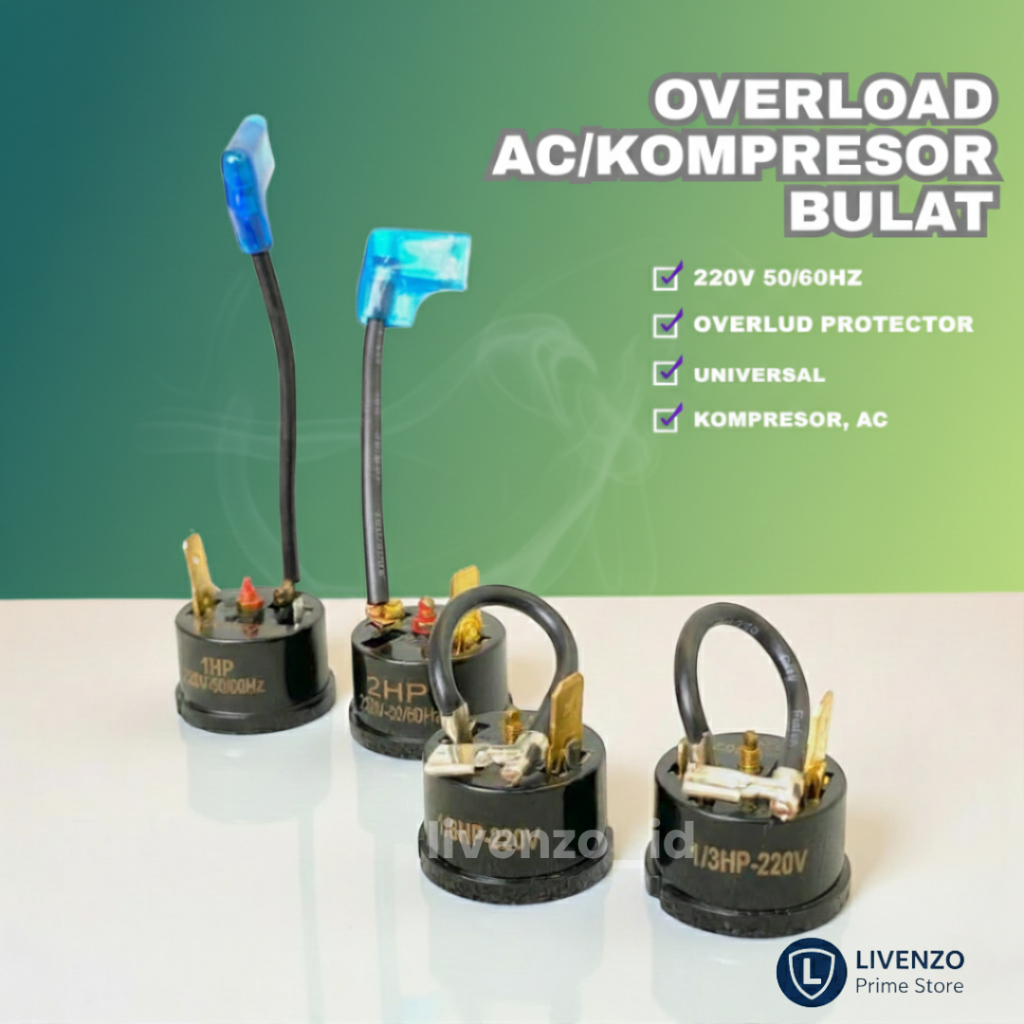 OVERLOAD KULKAS BULAT UNIVERSAL KOMPRESOR /OVERLOAD KULKAS BULAT | OVERLOAD KULKAS UNIVERSAL OVERLOA