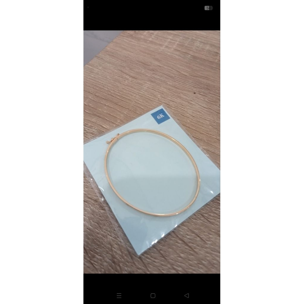 gelang  emas kadar 300 an theliana