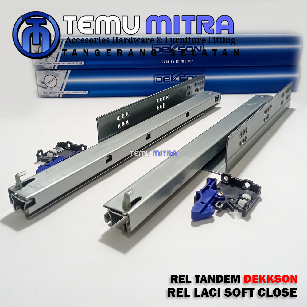 Rel Laci- Rel laci Dekkson, rel tandem Double Extention Slowmotion Rel Tandem Soft Close DEKKSON