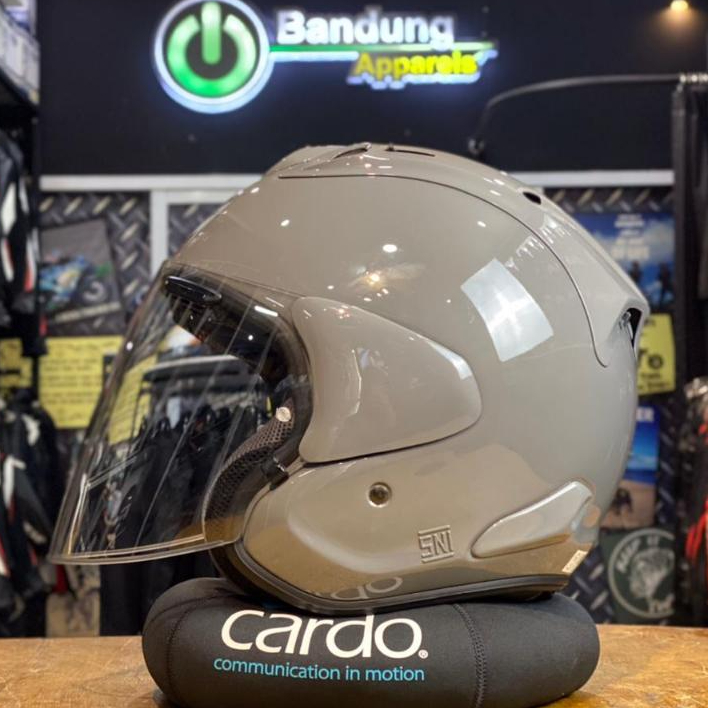 2nd Arai Vz Ram Modern Grey Helm Second Arai Half Face VZ Ram Grey Glossy size M helm bekas preloved