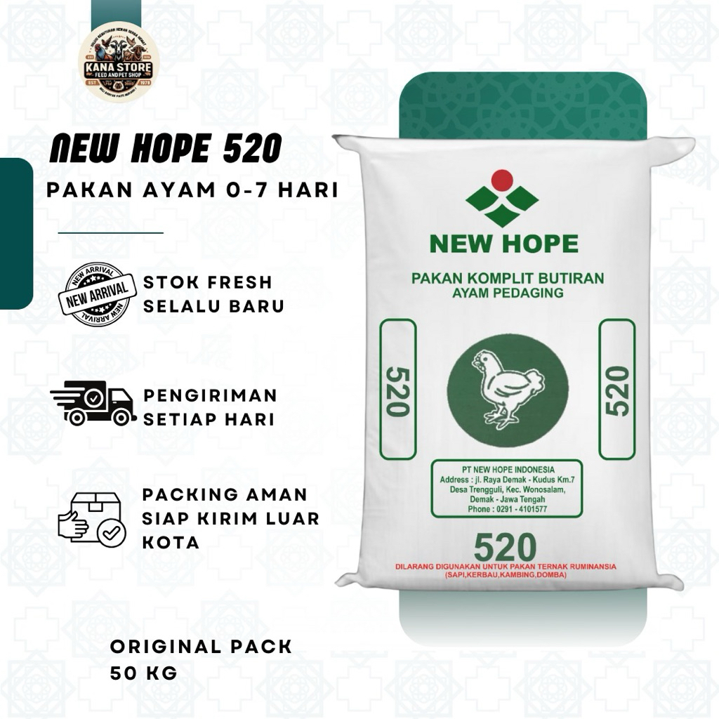 Pur Pakan Ternak Ayam Prestarter 520 New Hope