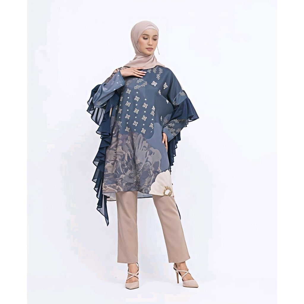 POPPY TUNIC STONE - PRECIASCARVES